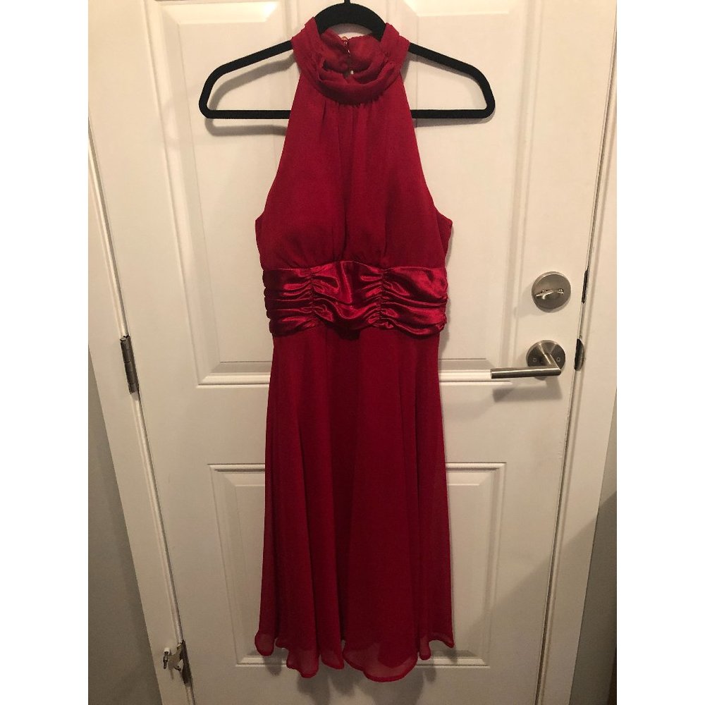 Size 8 Connected Apparel Red Cocktail Dress